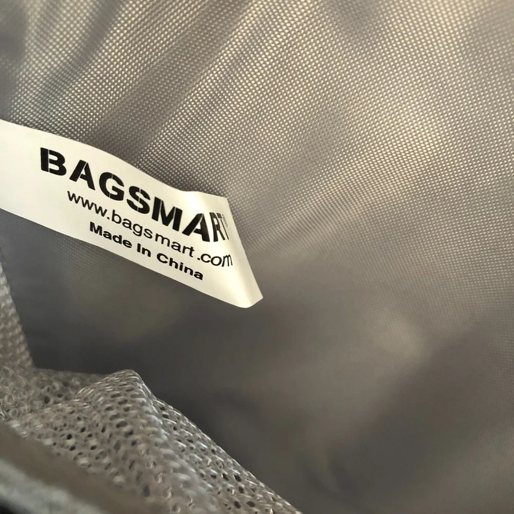 Bagsmart Laptop Briefcase Messenger Shoulder‎ Digi Smart Bag Expandable Gray NWT